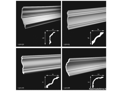 Lubiniai karnizai , moldingai , grindjuostės 
